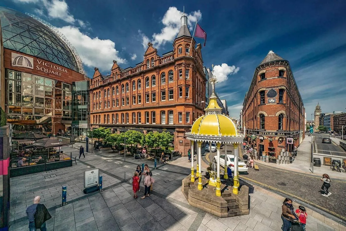 Pass The Keys City Centre Cityscape Sunset Views Belfast Storbritannien